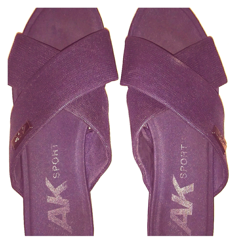 Anne Klein AEsport Navy Platform sandal